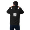 Kleidung Black Hoodie Box Logo front and back - Image 3