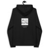 Kleidung Black Hoodie Box Logo front and back - Image 2