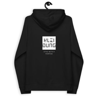 Kleidung Black Hoodie Box Logo front and back - Image 2