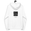 Kleidung White Hoodie Box Logo front and back - Image 2